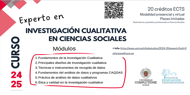 Curso Experto en Investigación Cualitativa en Ciencias Sociales